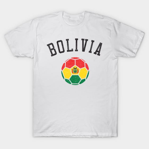 Bolivia Soccer Team Heritage Flag T-Shirt by ryanjaycruz